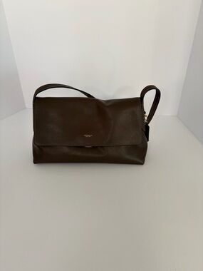 Coach Chelsea Shoulder Bag 30 in Brass/Maple with Suede Interior